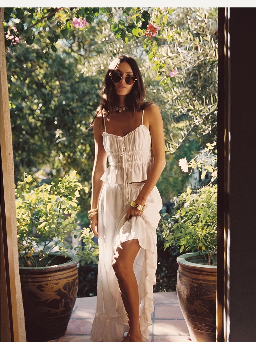 12th Tribe Dahlia Set - white